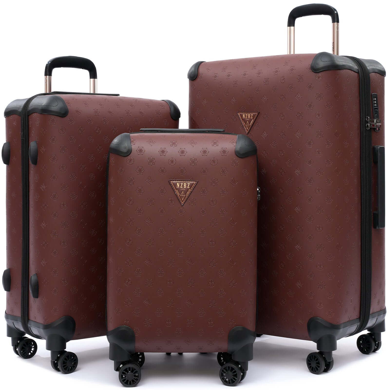 urecity キャリーカート Urecity PU Leather Suitcase Set – urecity-luggage