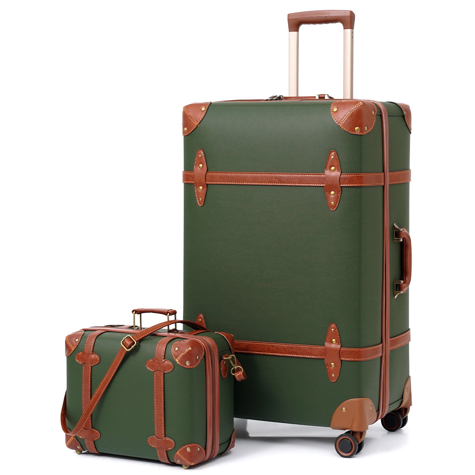 Urecity Vintage Zipper Luggage - 2 Pack – urecity-luggage