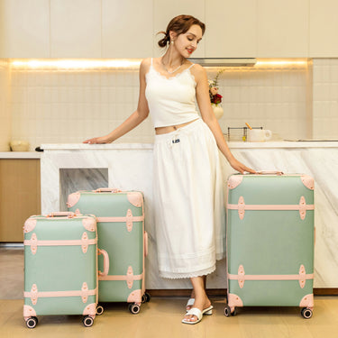 Green with Pink
